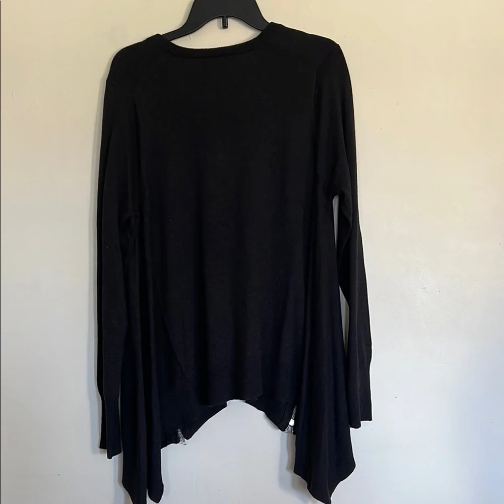 Acrobat. Black V-Neck Sweater - Picture 5 of 5